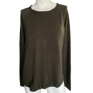 Sweet Romeo Olive Green Knit Sweater Large